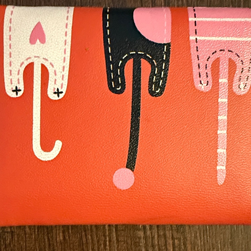 Cute Cat Design Wallet - Pink and Black GUC - Picture 6 of 6